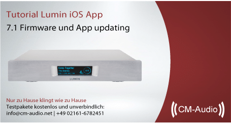 Lumin iOS App Benutzeranleitung 7.1 - Firmware und App Updating