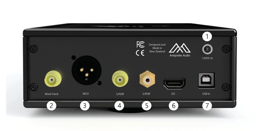 antipodes reclocker s20 anschlusspanel