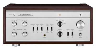 luxman vakuum roerenverstaerker lx380 vorne ganz silber holz