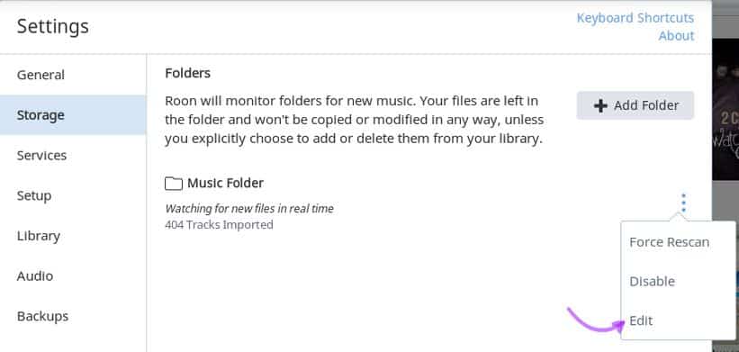 roon einstellungen itunes konfigurieren