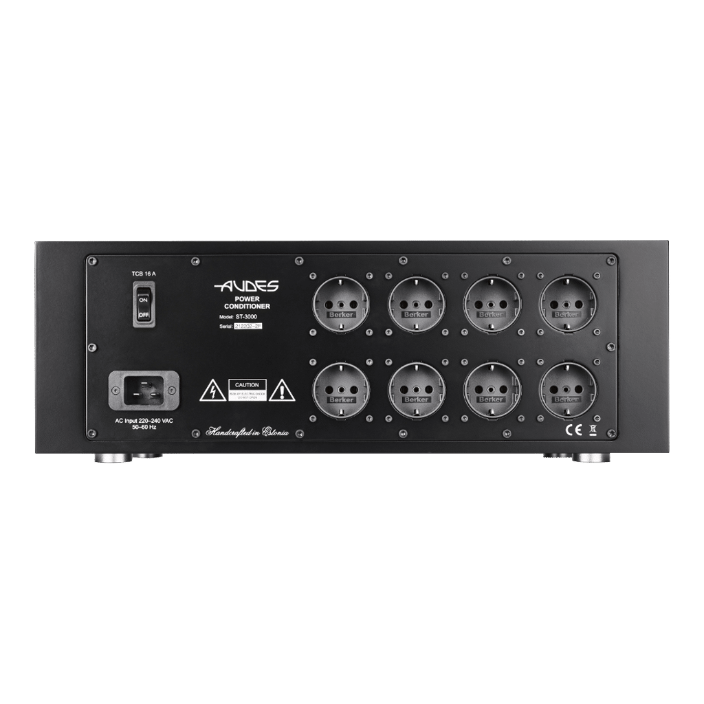 Audes Stromfilter ST-3000 - Vor dem Kauf unverbindlich als Testpaket von CM-Audio zu Hause ausprobieren. 3% Skonto bei Bestellung per Telefon oder E-Mail.