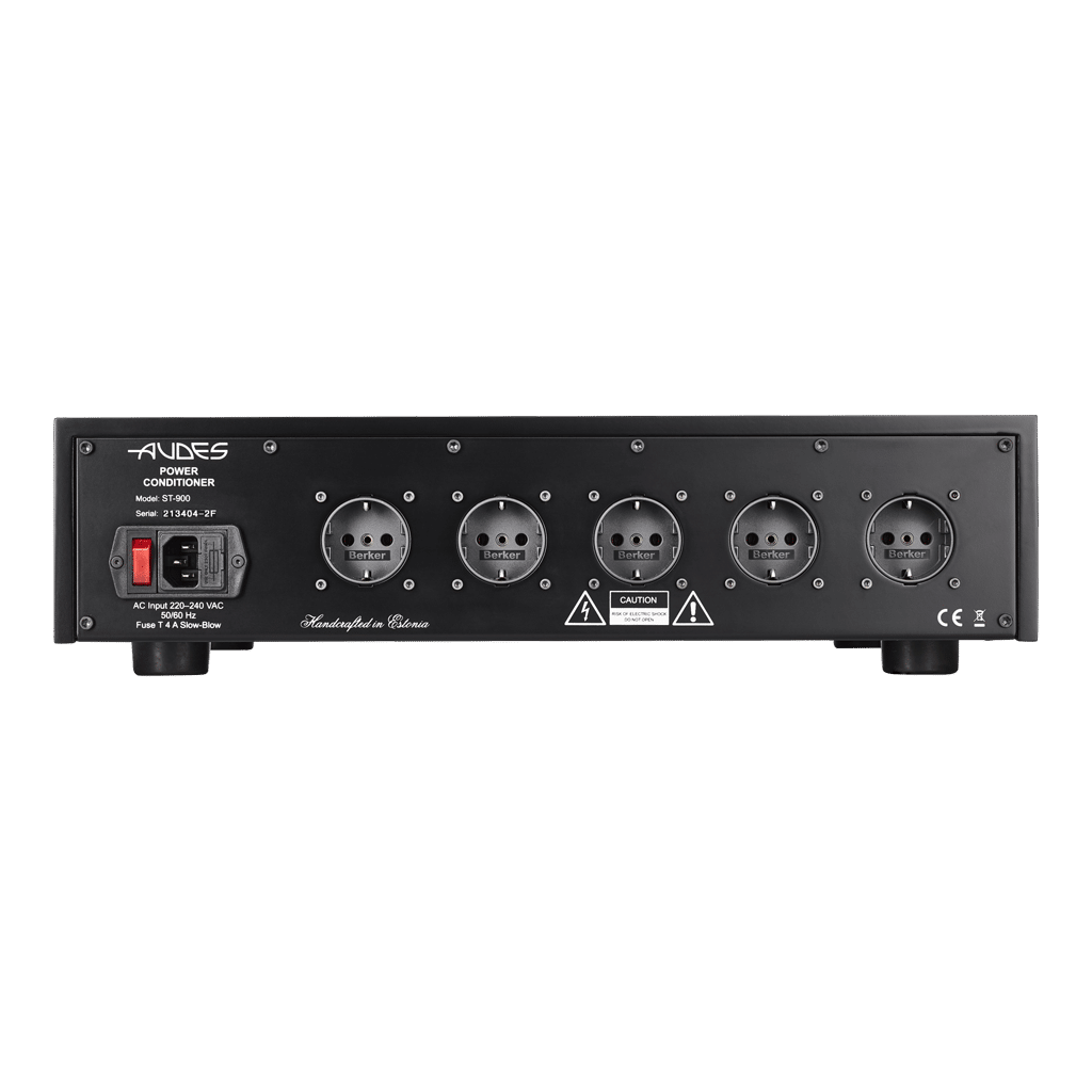 Audes Stromfilter ST-900 - Vor dem Kauf unverbindlich als Testpaket von CM-Audio zu Hause ausprobieren. 3% Skonto bei Bestellung per Telefon oder E-Mail.